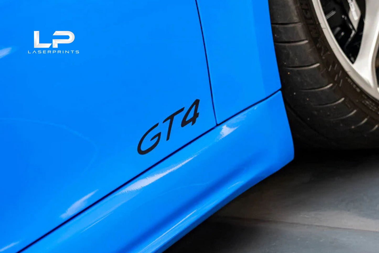 Porsche 718 GT4 Style Door Decals (x2)