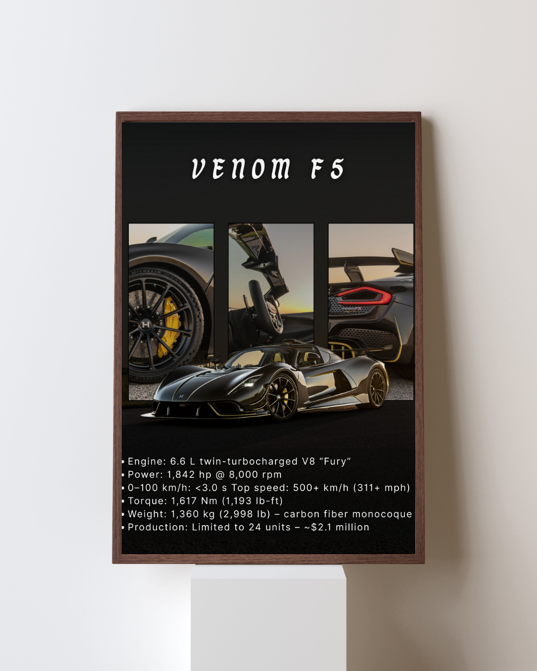 Ultimate Hypercar Performance Wall Art Poster