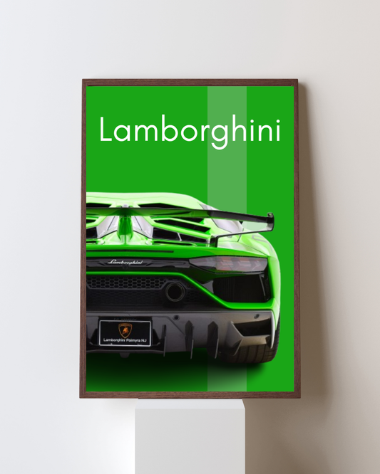 Supercar Design Wall Art Poster