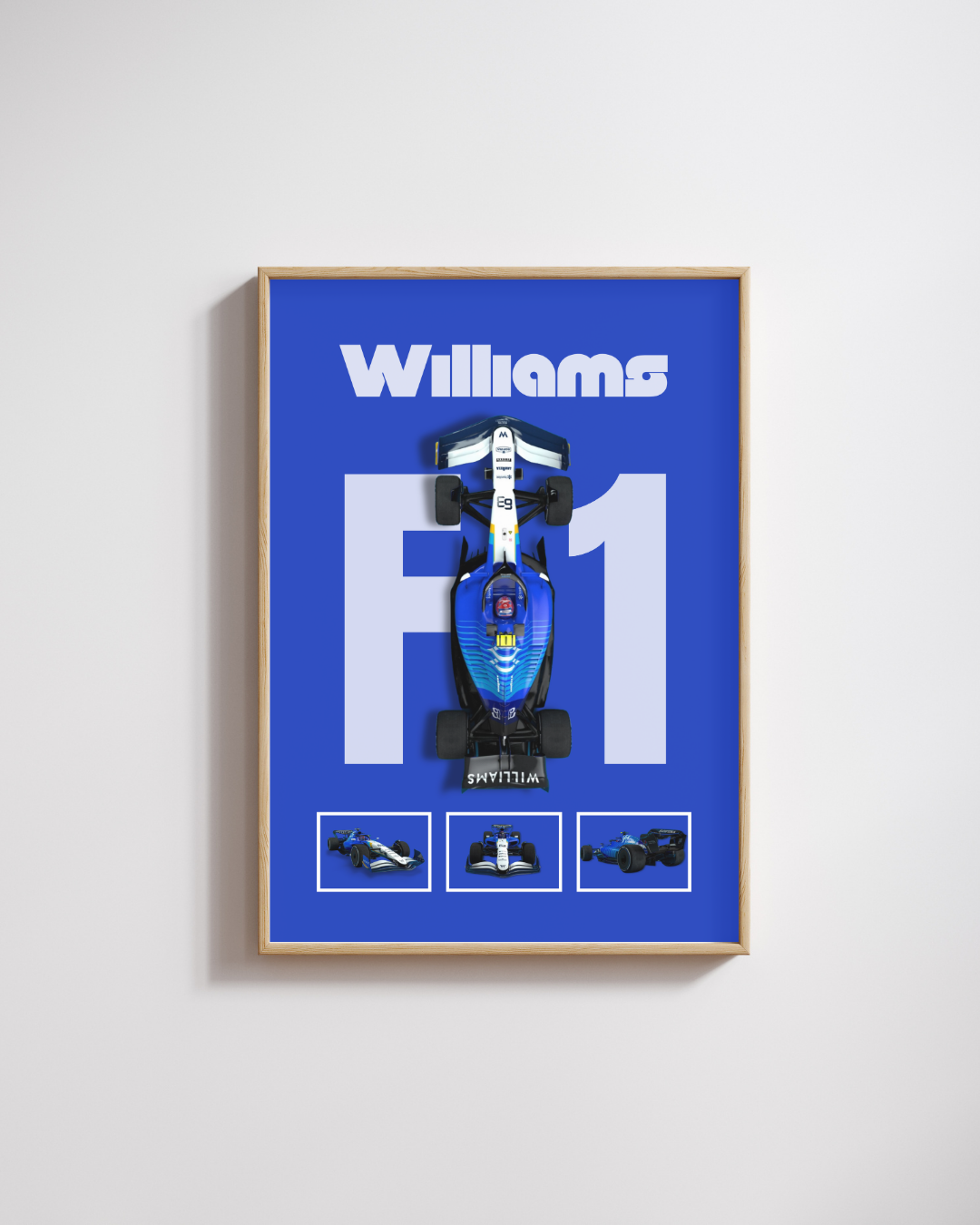 Blue Apex Motorsport Wall Art Poster