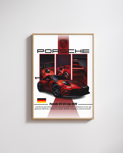 Track Edition Motorsport Wall Art Poster