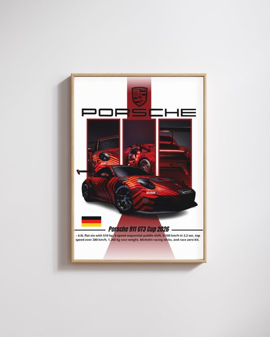Track Edition Motorsport Wall Art Poster