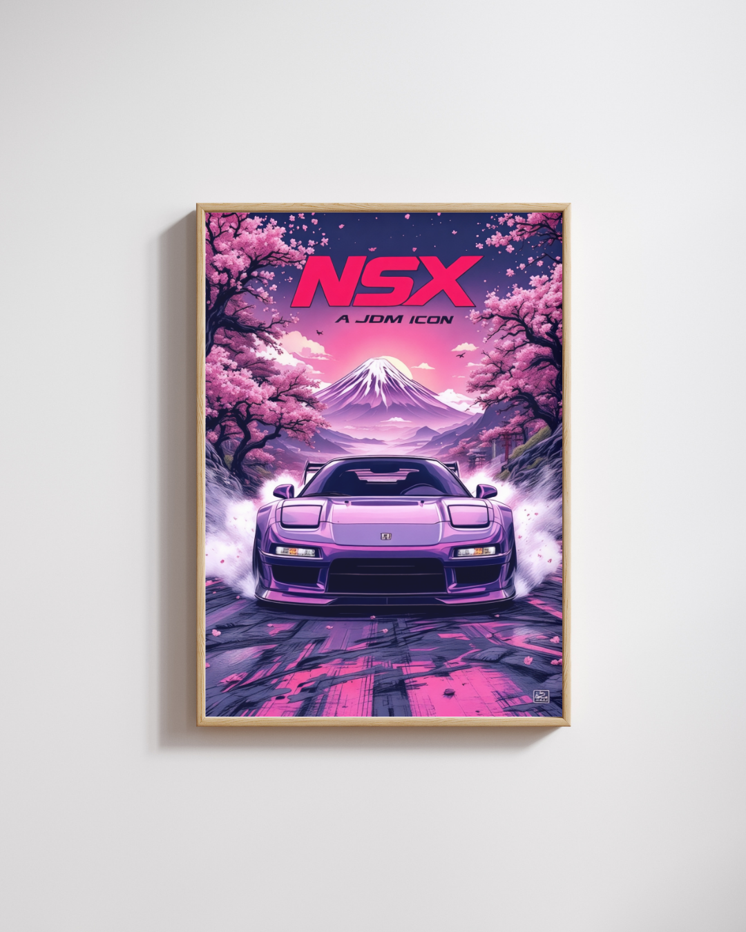 Sakura Violet JDM Icon Wall Art Poster