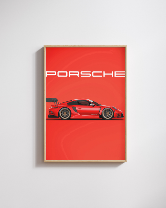 Track-Bred Precision Performance Wall Art Poster