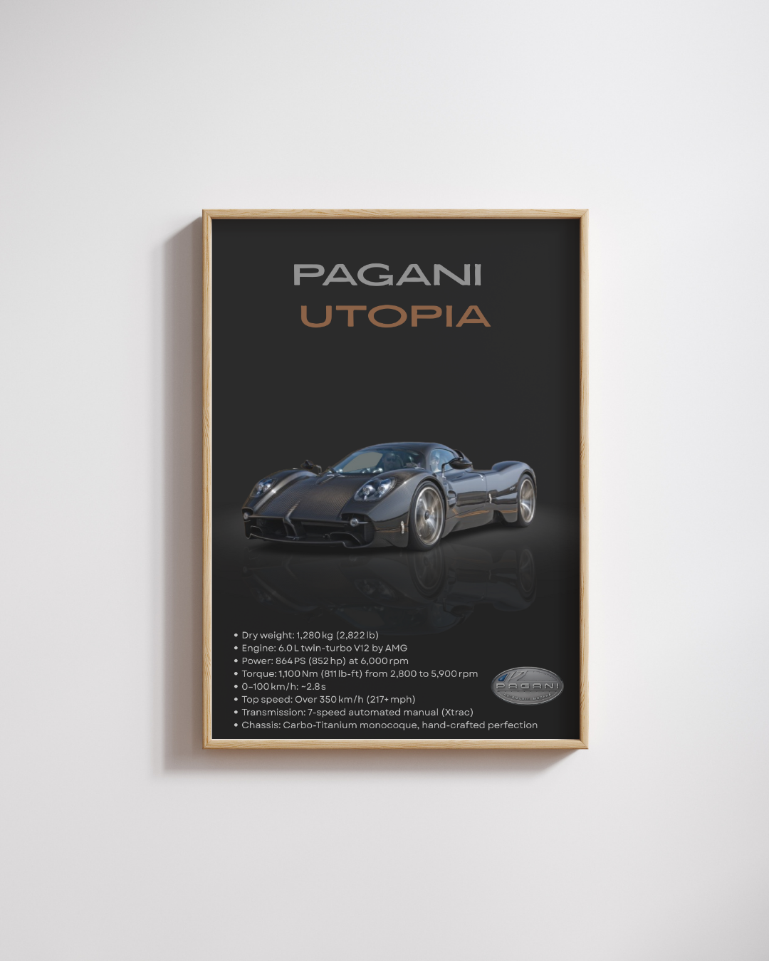 Ultimate Hypercar Performance Wall Art Poster