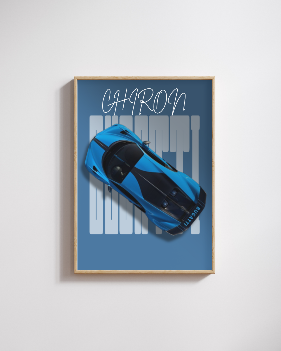 Ultimate Hypercar Top-View Performance Wall Art Poster