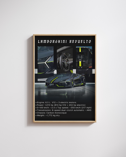 Ultimate Hybrid Hypercar Performance Wall Art Poster