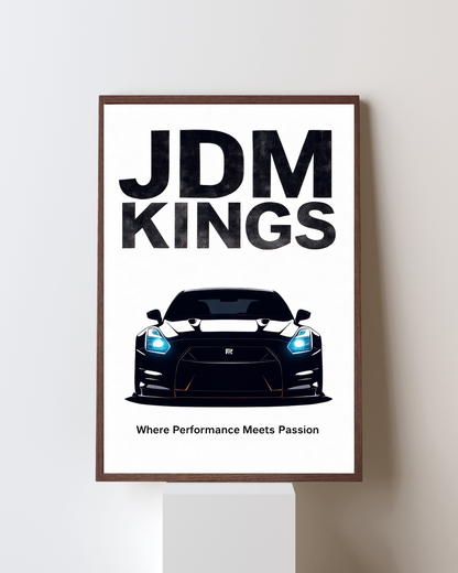 Midnight JDM Performance Wall Art Poster