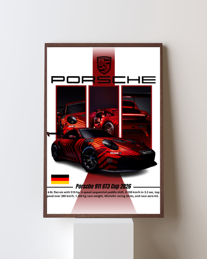 Track Edition Motorsport Wall Art Poster