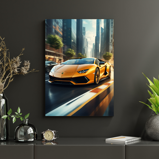Lamborghini Huracán Wall Art Poster – Luxury Supercar Artwork