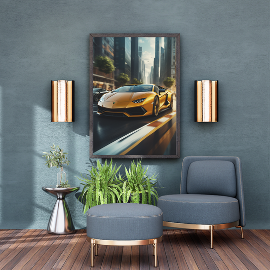 Lamborghini Huracán Wall Art Poster – Luxury Supercar Artwork