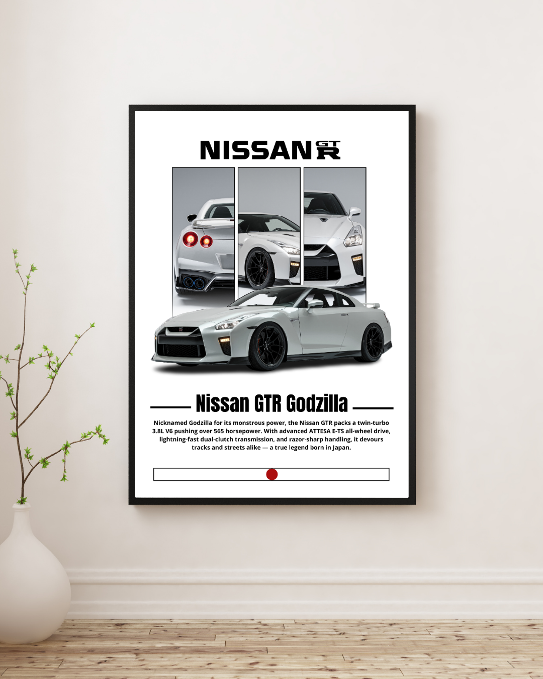 Silver Performance Icon Wall Art Poster