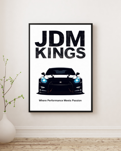Midnight JDM Performance Wall Art Poster
