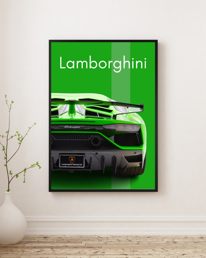 Supercar Design Wall Art Poster